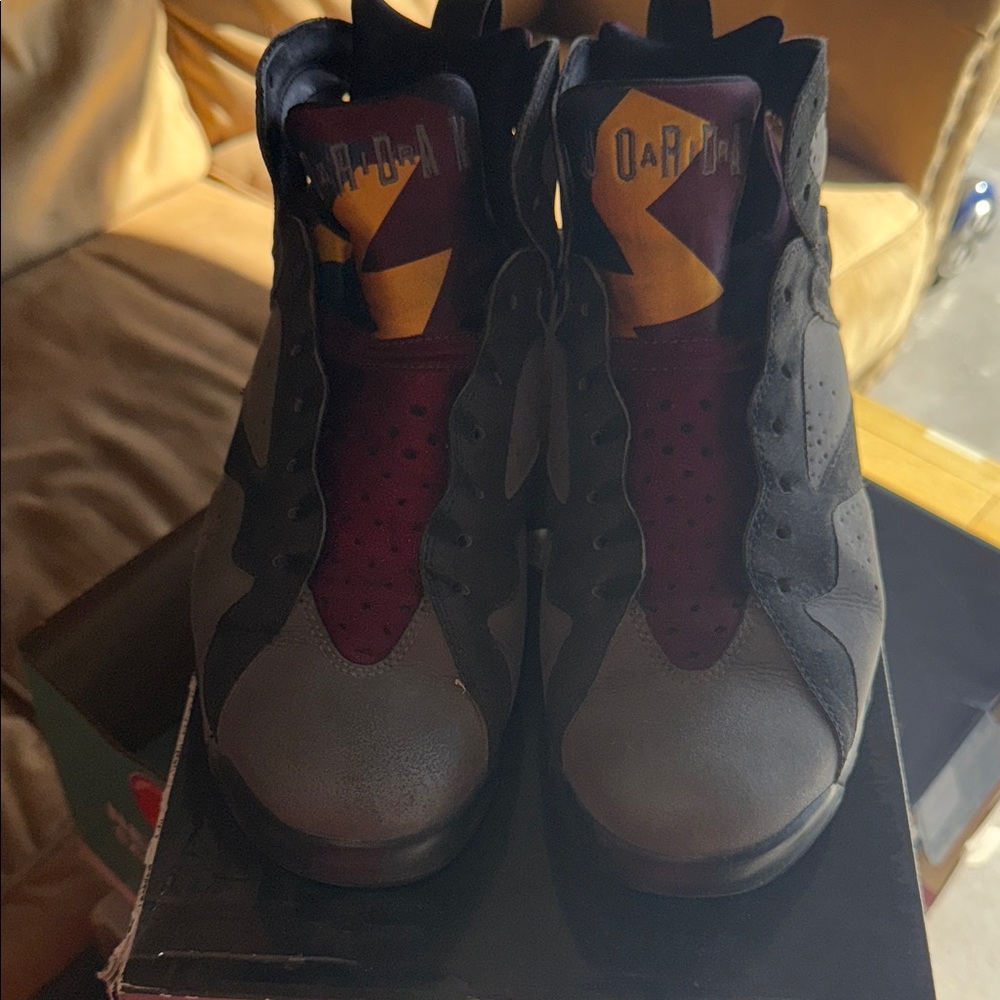 Jordan Sneakers - Black, Gray, Yellow, Red